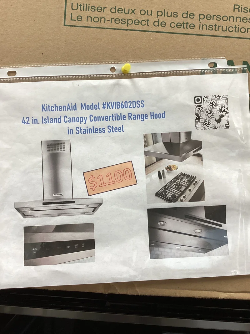 KitchenAid KVIB602DSS - Range Hood at Doraville Store