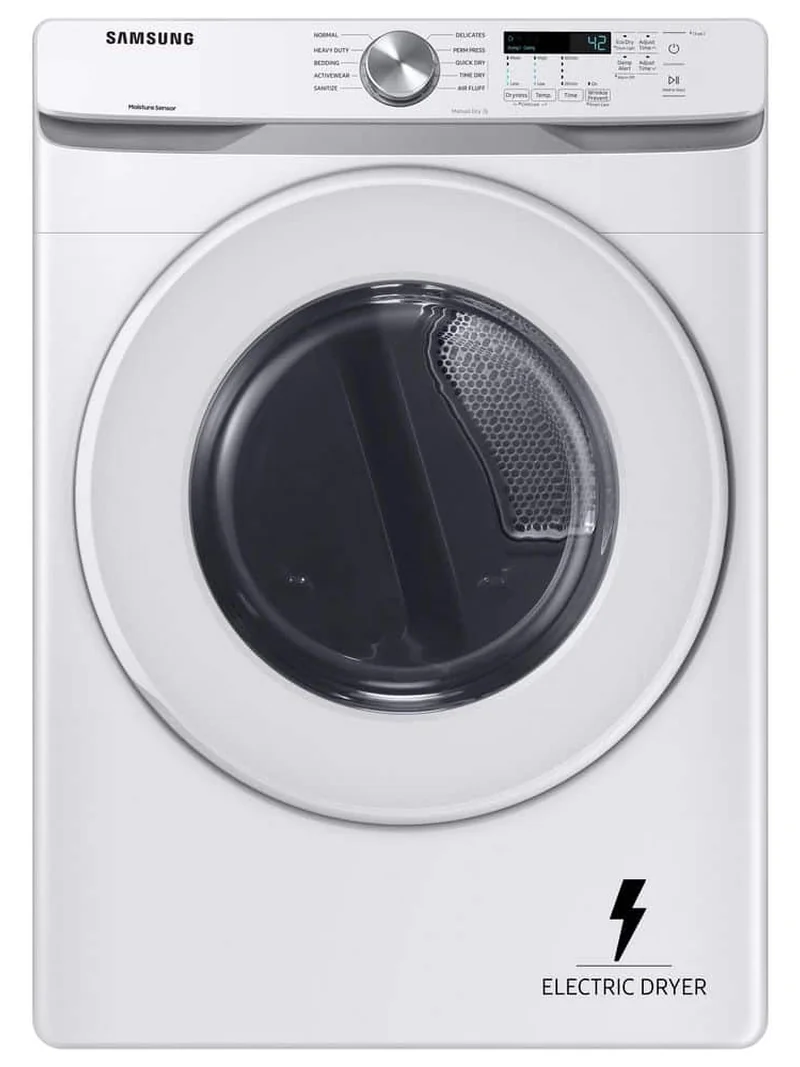 SAMSUNG DVE45T6000W - Electric Dryer at Doraville Store