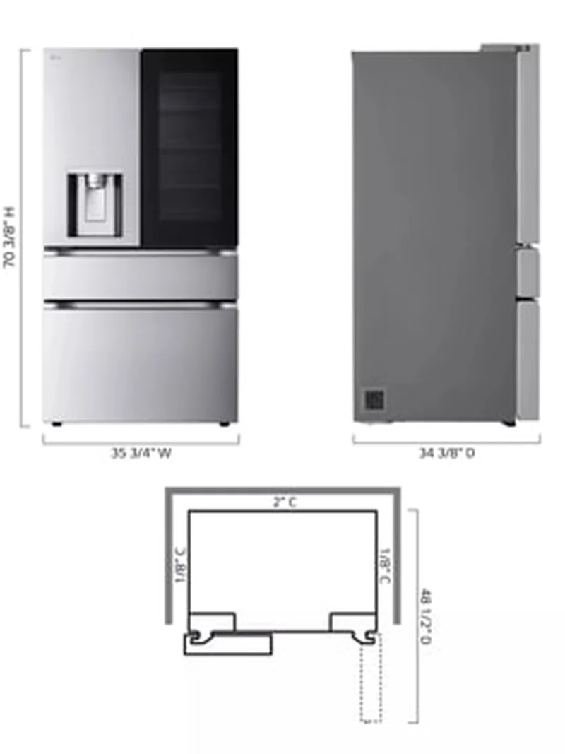 LG LF29S8250S - French Door Refrigerator at Doraville Store