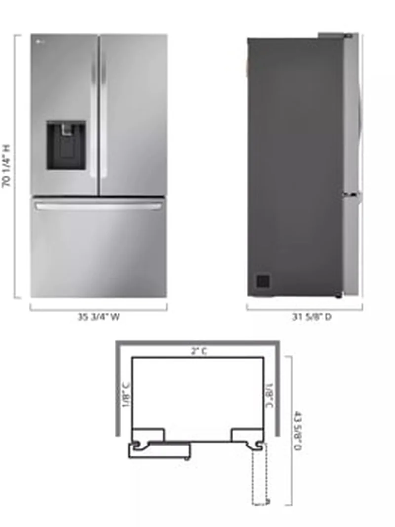 LG LRFXC2606S - French Door Refrigerator at Doraville Store