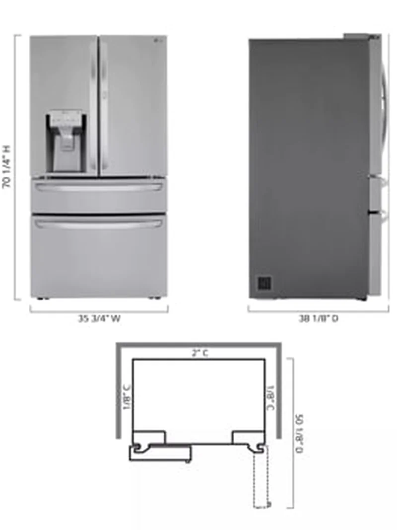 LG LRMDS3006S - French Door Refrigerator at Doraville Store