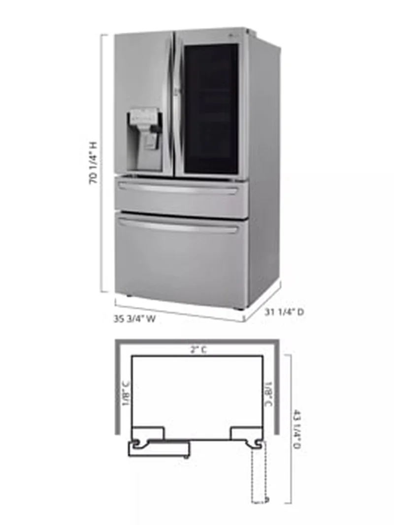 LG LRMVC2306S - French Door Refrigerator at Doraville Store
