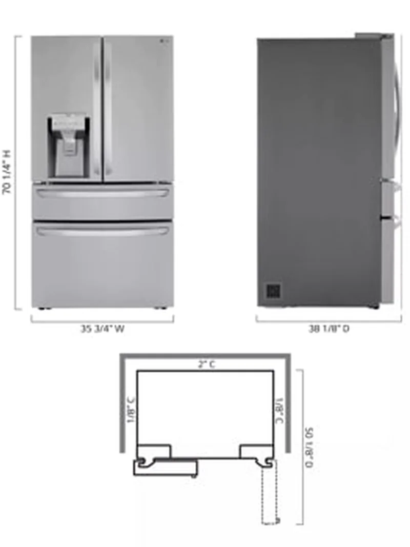 LG LRMXS3006S - French Door Refrigerator at Doraville Store
